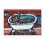 Australian Cattle Dog bath Postcards