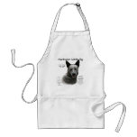 Australian Cattle Dog (blue) History Design aprons