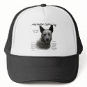 Australian Cattle Dog (blue) History Design hats