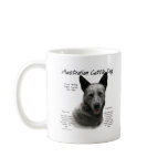 Australian Cattle Dog (blue) History Design mugs