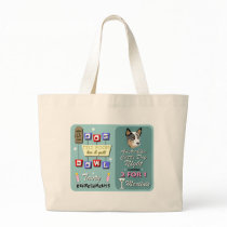 Australian Cattle Dog Bowling Night Canvas Bag