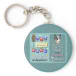 Australian Cattle Dog Bowling Night Key Chain