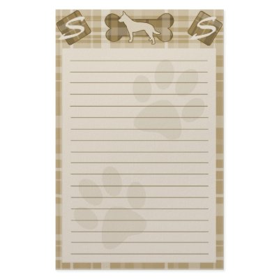 Australian Cattle Dog Breed Stationery by MenagerieMayhem