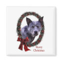 Australian Cattle Dog Christmas Gifts magnets