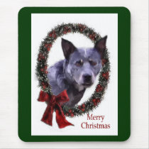 Australian Cattle Dog Christmas Gifts Mousepads