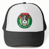 Australian Cattle Dog Christmas Trucker Hats