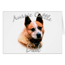 Australian Cattle Dog Dad 2 Greeting Card