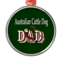 Australian Cattle Dog Dad Christmas Ornament