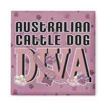 Australian Cattle Dog DIVA Refrigerator Magnet