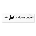 Australian Cattle Dog Down Under bumper stickers