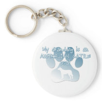 Australian Cattle Dog Granddog Keychain