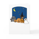 Australian Cattle Dog Halloween Greeting Card