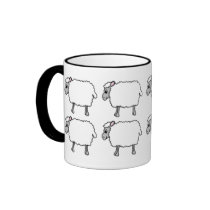 Australian Cattle Dog Herding Sheep Mug