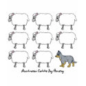 Australian Cattle Dog Herding Sheep Tank Top t-shirts