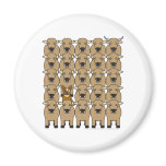 Australian Cattle Dog in the Herd magnets