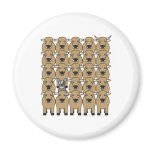 Australian Cattle Dog in the Herd magnets