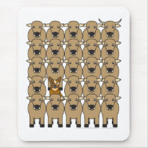Australian Cattle Dog in the Herd Mouse Pad