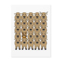 Australian Cattle Dog in the Herd postcards