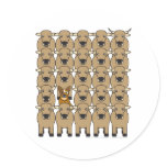 Australian Cattle Dog in the Herd Sticker