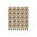Australian Cattle Dog in the Herd stickers
