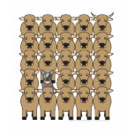 Australian Cattle Dog in the Herd t-shirts