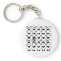 Australian Cattle Dog in the Sheep Keychain
