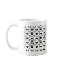 Australian Cattle Dog in the Sheep Mugs