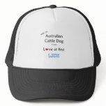 Australian Cattle Dog Lick Design Trucker Hats