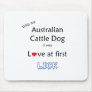 Australian Cattle Dog Lick Design Mouse Pad