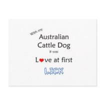 Australian Cattle Dog Lick Design Postcards