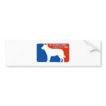 Australian Cattle Dog Major League Dog Bumper Stic bumper stickers