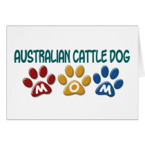 AUSTRALIAN CATTLE DOG MOM Paw Print