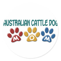 AUSTRALIAN CATTLE DOG MOM Paw Print