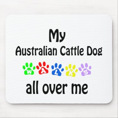 Australian Cattle Dog Mouse Pad by GreyWolfCreation