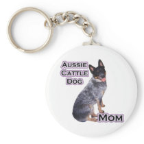 Australian Cattle Dog Mum 4 - Keychain