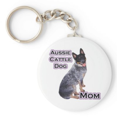Australian Cattle Dog Mum 4 - Keychain by GreyWolfCreation