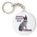 Australian Cattle Dog Mum 4 - Keychain