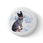 Australian Cattle Dog Noel - Button