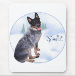 Australian Cattle Dog Noel mousepads