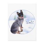 Australian Cattle Dog Noel postcards