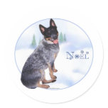Australian Cattle Dog Noel - Sticker