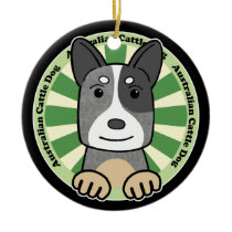 Australian Cattle Dog Christmas Tree Ornaments