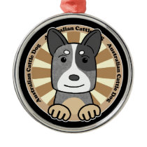 Australian Cattle Dog Christmas Tree Ornaments