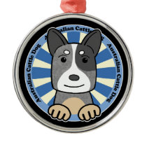 Australian Cattle Dog Christmas Tree Ornaments