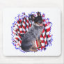 Australian Cattle Dog Patriot Mouse Pads