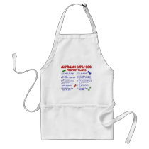 AUSTRALIAN CATTLE DOG Property Laws 2 Aprons