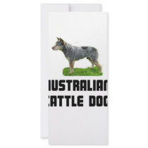 Australian Cattle Dog Custom Rack Card
