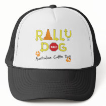 Australian Cattle Dog Rally Dog Trucker Hats