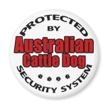 Australian Cattle Dog Security Fridge Magnets