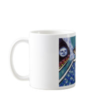 Australian Cattle dog sees smiling moon Coffee Mugs